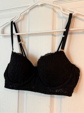Aerie Show-off Balconette Eyelash Lace bra